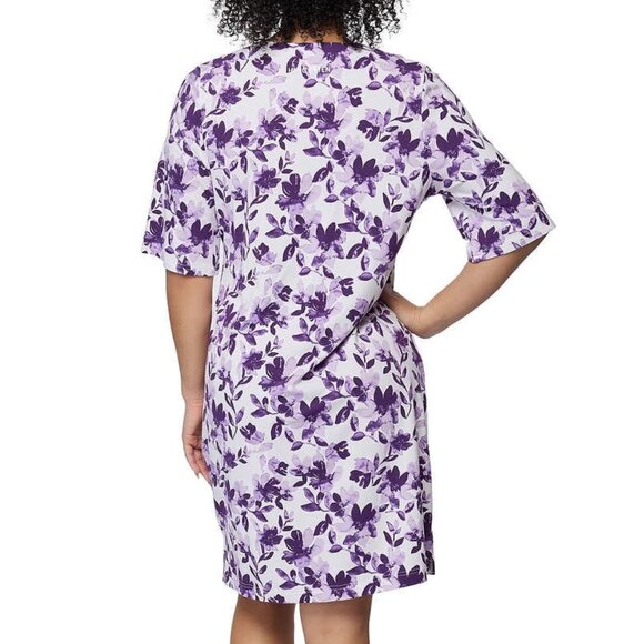 👚3 FOR $20👚NEW Hang Ten Floral UPF 50 Swimsuit Swim Coverup Midi Sun Dress 12 - Picture 6 of 6